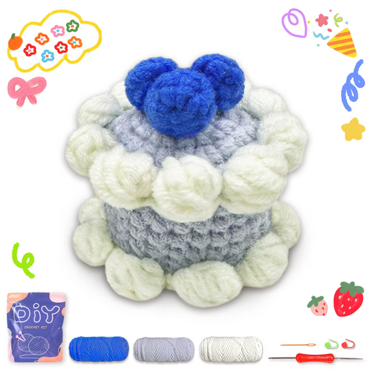 AMIGURUMI DIY Häkelset „Mini-Kuchen“ – Amigurumi Dessert zum Selbermachen (inkl. Anleitung)