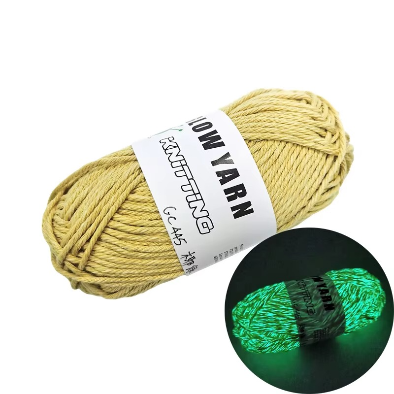 euchtgarn (Glow in the Dark) – 50 g / ca. 70 m – zum Häkeln & Stricken